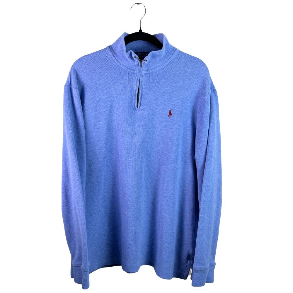 Polo Ralph Lauren Quarter Zip Sweatshirt Men's XL Preppy